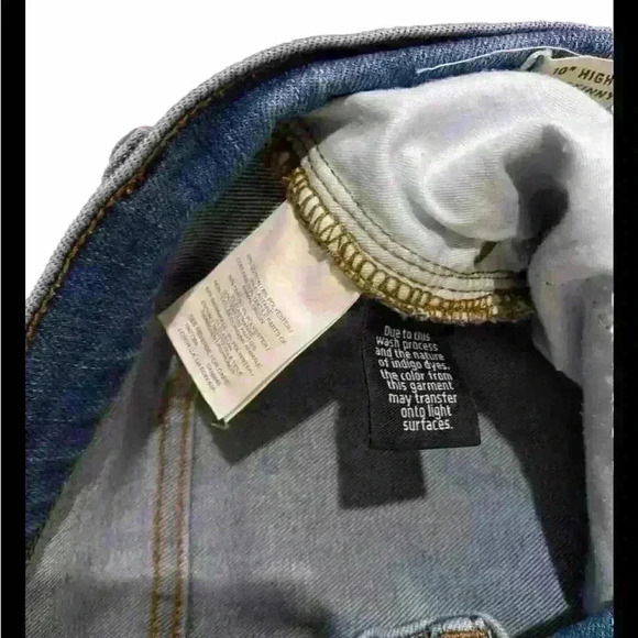 Madewell 10” High Rise Skinny light wash whiskering raw hem Size 28T - Picture 4 of 4